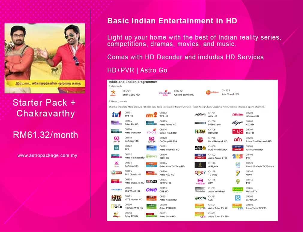 Astro Broadband Astro Package