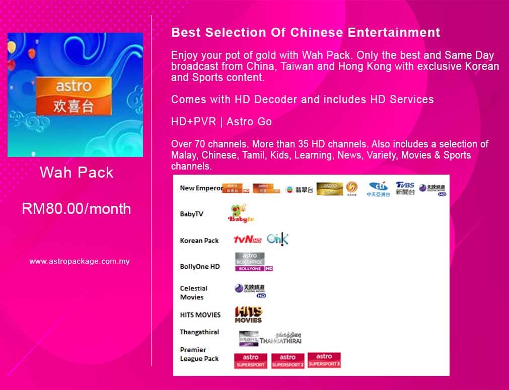 Astro Package - Chinese Packs Packages | Astro Package