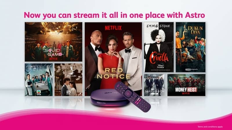 Start streaming Netflix on Astro with Entertainment Plus Pack