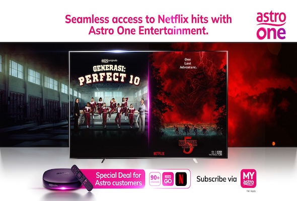 Seamless Access to Popular Netflix Movies & Series with Astro One